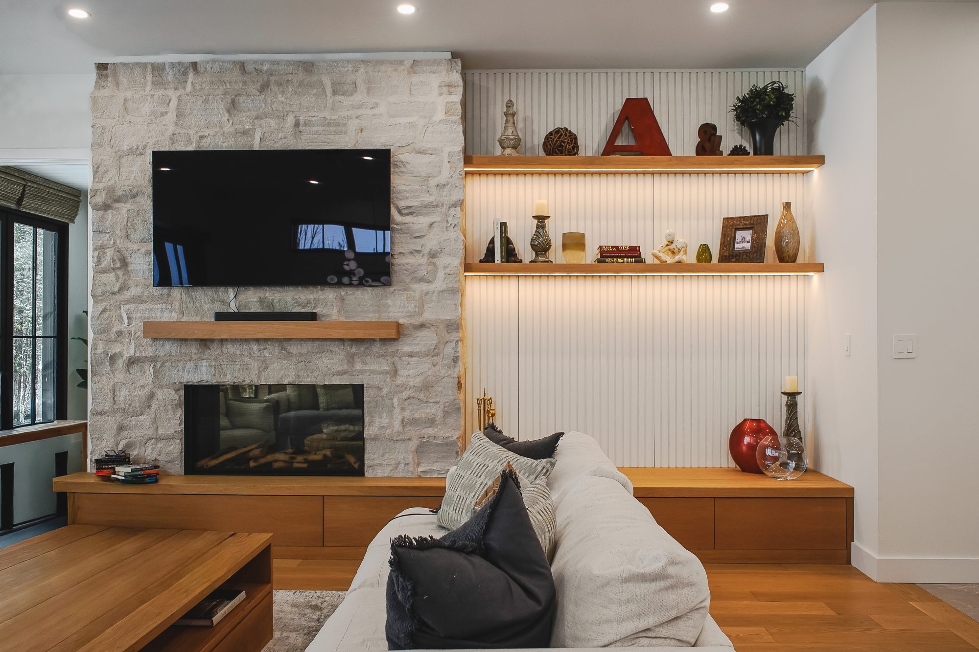 Custom built-in cabinetry by Heritage Cabinetry